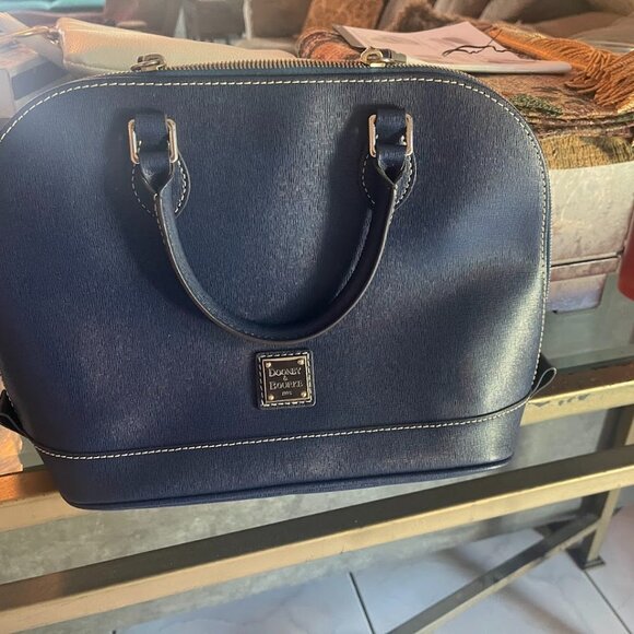 Dooney and Bourke Pebble Leather Satchel - Picture 1 of 17